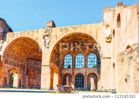 Roman Forum. Ancient, beautiful, incredible Rome. 113185381