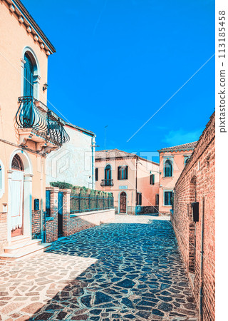 Murano island -place near Venice. Murano island -place near Venice. 113185458