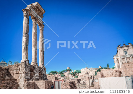 Roman Forum. Ancient, beautiful, incredible Rome. 113185546