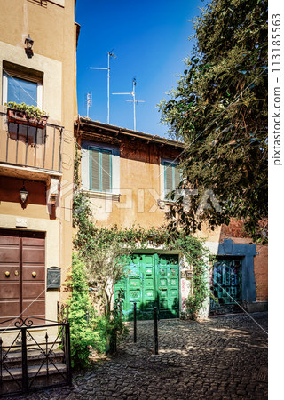 Cozy Rome Trastevere. Ancient, beautiful, incredible Rome. Cozy Rome Trastevere. Ancient, beautiful, incredible Rome. 113185563