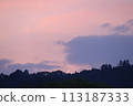A sunset 113187333