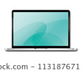 筆記本電腦的插圖 113187671
