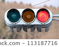 red light bulb type 113187716