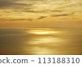 Sunset reflected in the sea 113188310