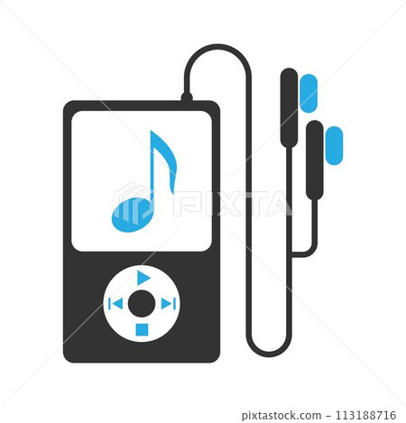 Music player icon design 113188716