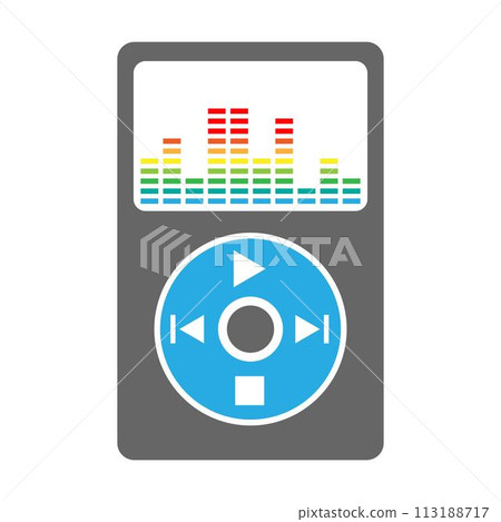 Music player icon design 113188717