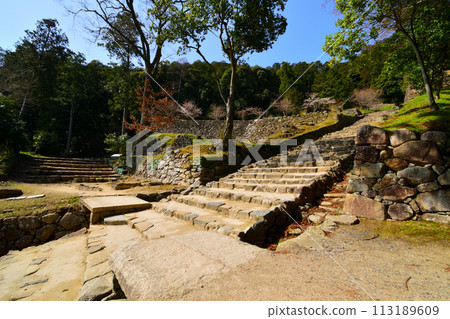 Oda Nobunaga's "Azuchi Castle" Ote-michi/Ote-mon Remains Oda Nobunaga's "Azuchi Castle" Ote-michi/Ote-mon Remains 113189609