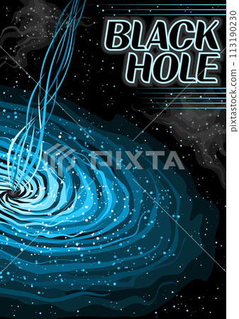 Vector Poster for Black Hole 113190230