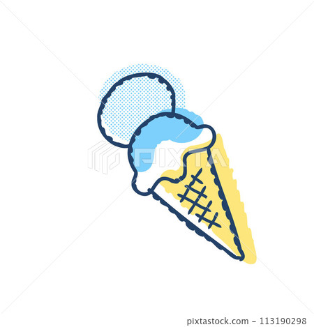 Double ice cream 113190298