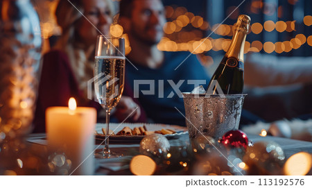 People Sitting at Table With Glasses of Wine People Sitting at Table With Glasses of Wine 113192576