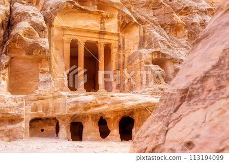 Triclinium at Little Petra, Siq al-Barid, Jordan 113194099