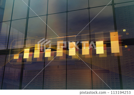 Project elements commercial charts. Modern visual bitmap illustration. Project elements commercial charts. Modern visual bitmap illustration. 113194253
