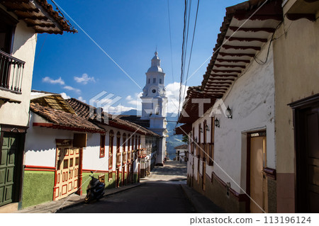 View of the beautiful Heritage Town of Salamina located at the Department of Caldas in Colombia View of the beautiful Heritage Town of Salamina located at the Department of Caldas in Colombia 113196124