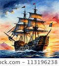 Large Pirate Ship 113196238