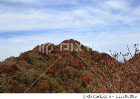 從雲仙纜車妙見岳站眺望的秋景（妙見山頂展望台/11月） 113196899