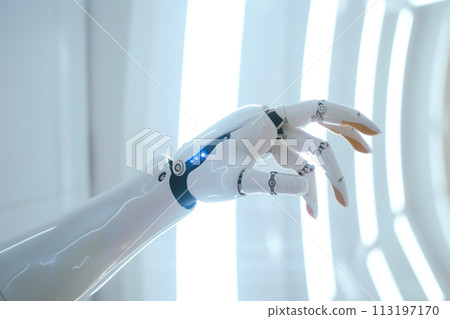 Robotic advancements focused on enhancing bionic hand functionality. AI Generation 113197170