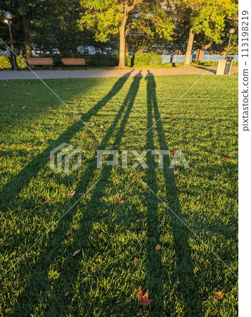一個長長的剪影 一個長長的剪影 113198219