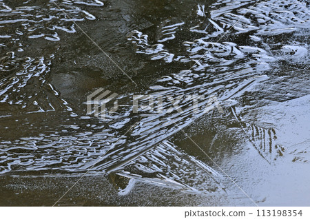 frozen winter landscape 113198354