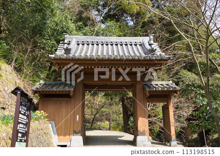 Ono Castle waiting for the cherry blossoms to bloom Ono Castle waiting for the cherry blossoms to bloom 113198515