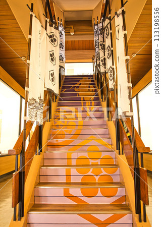 Ono Castle waiting for the cherry blossoms to bloom 113198556