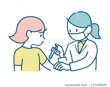 接受女醫師疫苗接種的婦女 接受女醫師疫苗接種的婦女 113200005