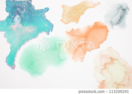 Vivid watercolors, alcohol inks, fantastic Vivid watercolors, alcohol inks, fantastic 113200291