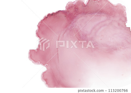 Vivid watercolors, alcohol inks, fantastic 113200766