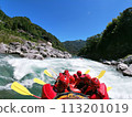 Enjoy rafting on the beautiful rapids 113201019