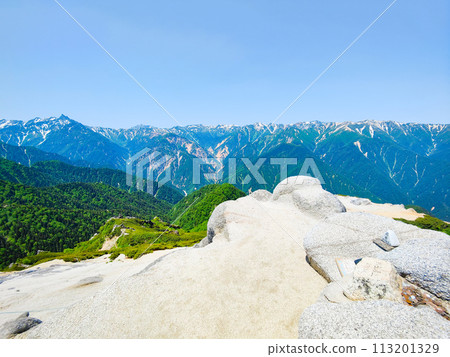 夏天的津岳登山（山頂眺望） 113201329