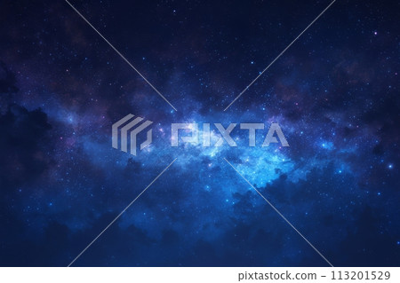 The brilliance of stars blooming in the silence of space: An ensemble of lights that colors a magical night AI-generated 57 113201529