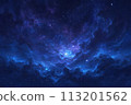 寂靜的太空中綻放的星光：為幻夜添色的光之集合 AI 生成 86 113201562