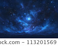 寂靜的太空中綻放的星光：為幻夜添色的光之集合 AI 生成 93 113201569
