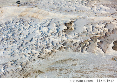 Natural travertine pools and terraces in Pamukkale Natural travertine pools and terraces in Pamukkale 113201642