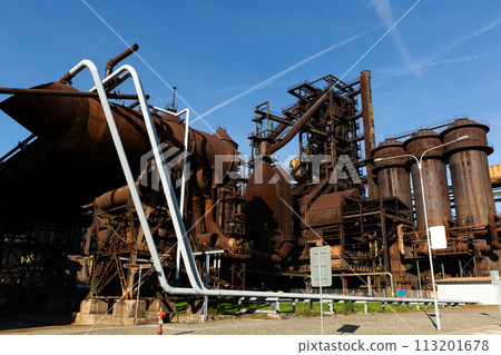 Old steel factory in area Dolni Vitkovice 113201678