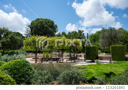 Park Ramat Hanadiv, Memorial Gardens of Baron Edmond de Rothschild, Zichron Yaakov, Israel Park Ramat Hanadiv, Memorial Gardens of Baron Edmond de Rothschild, Zichron Yaakov, Israel 113201891