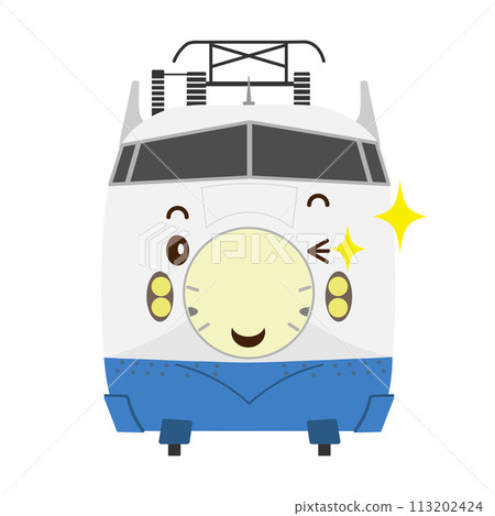 Illustration of winking 0 series Shinkansen Illustration of winking 0 series Shinkansen 113202424
