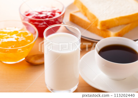 Drink milk for breakfast Drink milk for breakfast 113202440