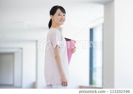 Medical female nurse portrait photography cooperation "LINK FOREST" Medical female nurse portrait photography cooperation "LINK FOREST" 113202596