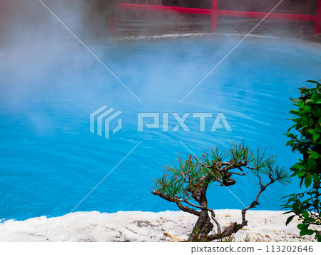 One of the Beppu Hells is the cobalt blue hell located in Kamado Jigoku 3-chome, famous as the sacred place of the anime Demon Slayer: Kimetsu no Yaiba. One of the Beppu Hells is the cobalt blue hell located in Kamado Jigoku 3-chome, famous as the sacred place of the anime Demon Slayer: Kimetsu no Yaiba. 113202646