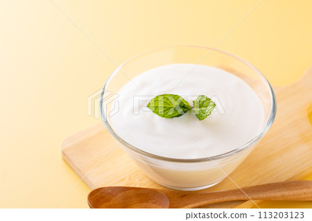 Eat yoghurt 113203123