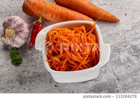 Korean carrot salad in the bowl Korean carrot salad in the bowl 113204278