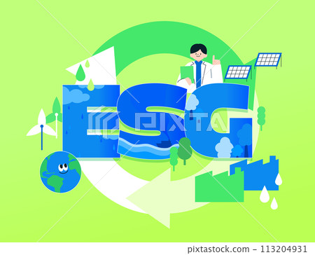 Environment Day Nature Conservation Campaign Illustration 113204931