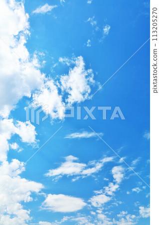 Summer blue sky and clouds Summer blue sky and clouds 113205270