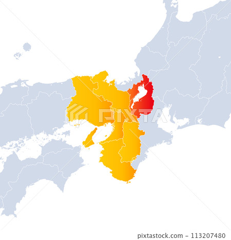 滋賀縣地圖和關西地區 滋賀縣地圖和關西地區 113207480