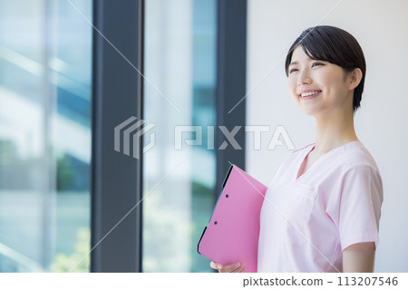 Medical female nurse portrait photography cooperation "LINK FOREST" Medical female nurse portrait photography cooperation "LINK FOREST" 113207546