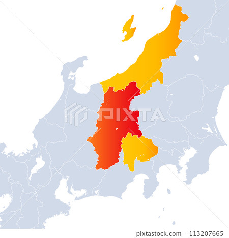 長野縣地圖和上信越地區 113207665
