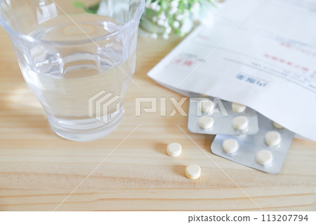 Medicine and water Medicine and water 113207794