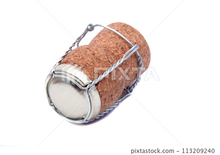 wine cork for bottle isolated on the white wine cork for bottle isolated on the white 113209240
