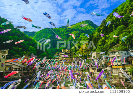 熊本縣杖立溫泉鯉魚旗節 熊本縣杖立溫泉鯉魚旗節 113209500