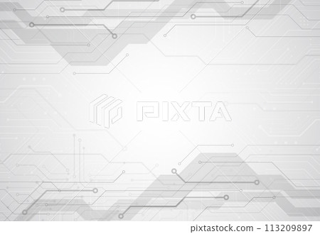 Abstract background with technology circuit board texture. Electronic motherboard illustration. Communication and engineering concept. Vector illustration Abstract background with technology circuit board texture. Electronic motherboard illustration. Communication and engineering concept. Vector illustration 113209897